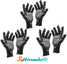 Load image into Gallery viewer, Hirundo® Pet Grooming Gloves For Cats, Dogs & Horses - ( pair )